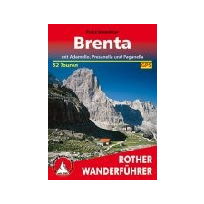 Bergverlag Rother Brenta – Mit Adamello, Presanella und Paganella túrakalauz Bergverlag Rother német RO 4181 irodalom