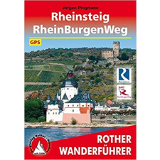 Bergverlag Rother Rheinsteig I RheinBurgenWeg túrakalauz Bergverlag Rother német RO 4354 irodalom