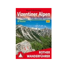 Bergverlag Rother Vizentiner Alpen túrakalauz Bergverlag Rother német RO 4514 irodalom