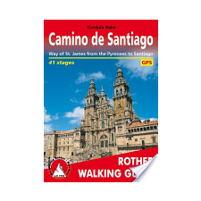 Bergverlag Rudolf Rother Camino De Santiago idegen nyelvű könyv