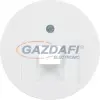 Berker 14072089 fedlap szimpla informatikai aljzatra , fényes fehér, R.1, R.3, R.8
