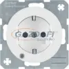 Berker 41102089 süllyesztett kontrollámpás dugalj, fokozott érintésvédelemmel , fényes fehér, R.1, R.3, R.8, 250V, 16A