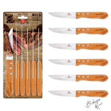 BERLINGER HAUS 6 db-os steak késkészlet tányér és evőeszköz