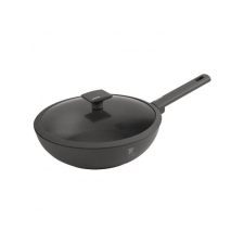 BERLINGER HAUS Antracit Collection wok serpenyő fedővel 28cm (BH/8124) (BH/8124) edény