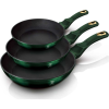 BERLINGER HAUS BerlingerHaus BH/6168F Emerald Collection Serpenyő Szett - Kovácsolt Alumínium, Smaragdzöld (BH-6168)