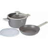 BERLINGER HAUS BerlingerHaus BH/7079 Aspen Collection Edénykészlet - Kovácsolt Alumínium, Matt Szürke (BH-7079)