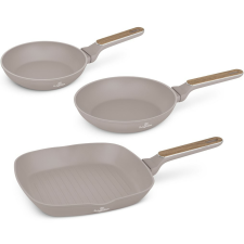 BERLINGER HAUS BerlingerHaus Taupe Nordic titánbevonatú serpenyőszett, 2+1 db edény