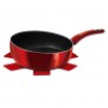 BERLINGER HAUS BH/1302N Metallic Line Burgundy Edition 26 cm Flip serpenyő