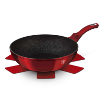 BERLINGER HAUS BH/6166 Metallic Line Burgundy Edition 30 cm wok + ajándék karcolásvédő edény