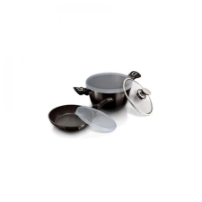 BERLINGER HAUS BH/6616T Metallic Line Shiny Black Edénykészlet 5 részes edény