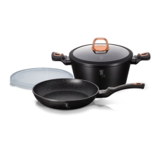 BERLINGER HAUS BH/7741T Edénykészlet - Fekete/Rosegold (4 részes) (BH/7741T) sütés és főzés