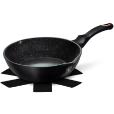 BERLINGER HAUS Black Rose Collection Márvány bevonatos mély serpenyő, 24 cm edény