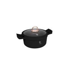 BERLINGER HAUS Black Rose TitánPro bevonatú Lábas fedővel 24 cm-es (BH-1457) edény