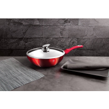  Berlinger Haus Burgundy Wok Fedővel 28 cm-es (BH-1265) edény