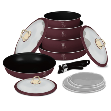 BERLINGER HAUS Edénykészlet 12 részes titán bevonat Leonardo Collection BH/8250 edény