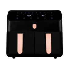 BERLINGER HAUS forrólevegős sütő Black Rose Collection 2x4L 2000W fritőz