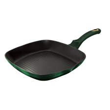 BERLINGER HAUS Grill serpenyő titán bevonattal 28cm EMERALD COLLECTION edény