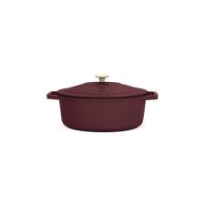 BERLINGER HAUS Leonardo Öntöttvas ovális lábas fedővel 30 cm-es (BH-6543) edény