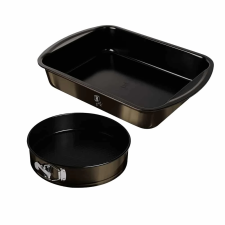BERLINGER HAUS LP-KL-119P Metallic Line Shiny Black Edition Sütőforma 2db sütés és főzés
