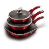 BERLINGER HAUS Metallic Line Burgundy Edition 6 részes serpenyő szett (BH/6189)