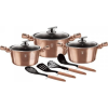 BERLINGER HAUS Metallic Line Rose Gold Edition Edénykészlet - Kovácsolt Alumínium, Rose Gold (BH-6151)