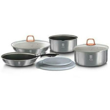 BERLINGER HAUS Moonlight Collection 9 részes edénykészlet titán bevonattal edény
