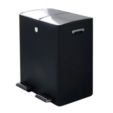 BERLINGER HAUS pedálos szelektív szemetes Black Rose Collection 2x30L szemetes