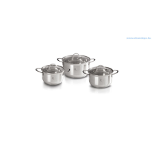 BERLINGER HAUS Silver Jewellery Collection 6 részes rozsdamentes acél edénykészlet BH-6662 edény