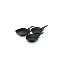 Berlingerhaus 3 részes serpenyő szett Emerald Collection  BH/6167F edény