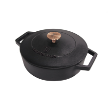 Berlingerhaus Berlinger Haus Öntöttvas alacsony lábas, 26 cm, fekete edény