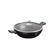Berlingerhaus Berlinger Haus Wok serpenyõ fedõvel 30 cm Black Silver BH/7113 edény