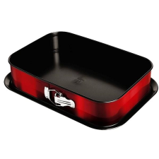 Berlingerhaus Burgundy Metallic Line tapadásmentes, 2in1, 39×27×7,5 cm sütés és főzés
