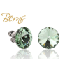 Berns Dots fülbevaló almazöld színű Berns eredeti európai® kristállyal