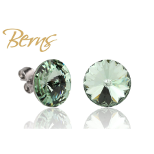 Berns Dots fülbevaló almazöld színű Berns eredeti európai® kristállyal fülbevaló