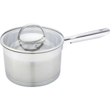 BERRETTI BR-2820 Rozsdamentes Acél Lábas Üveg fedővel Ø 16cm 1,5L - Inox (2820) edény