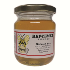 Bertalan repceméz 250 g méz
