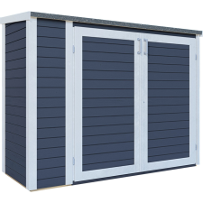 Bertilo Multibox 3 tároló antracit 200 cm x 82 cm FSC kerti tárolás