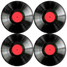  Bertoni kerek alátét készlet 4d - vinyl, 33cm, 4db konyhai eszköz
