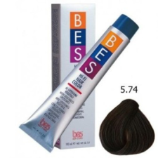 BES HI-FI hajfesték 5.74 rézvörös dohánybarna 100ml hajfesték, színező
