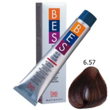 BES HI-FI hajfesték 6.57 mahagóni dohány sötétszőke 100ml hajfesték, színező