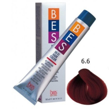 BES HI-FI hajfesték 6.6 intenzív vörös sötétszőke 100ml hajfesték, színező