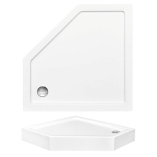  BEsco BERGO ötszögletű zuhanytálca előlappal 90x90x16cm kád, zuhanykabin