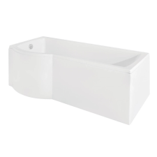 Besco INSPIRO 170×80/70 cm aszimmetrikus kádhoz előlap (OAI-170-II ) kád, zuhanykabin