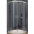 Besco Modern 185 zuhanykabin 80x80 cm félkör alakú króm fényes/átlátszó üveg MP-80-185-C