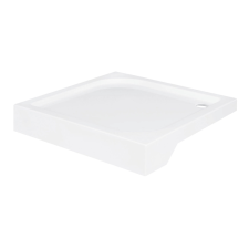 Besco OSKAR négyzetes zuhanytálca 80x80x4 cm (BAO-80-PK) kád, zuhanykabin