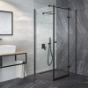 Besco Pixa black 90×90 szögletes zuhanykabin 90x90x195 cm jobbos (PKP-90-195-B)