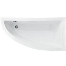 Besco PRAKTIKA aszimmetrikus akril kád, jobbos, 150x70 cm, 0128 kád, zuhanykabin