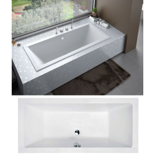  Besco QUADRO slim 175x80 egyenes akril kád kád, zuhanykabin