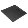 Besco Vexo BLACK négyzetes zuhanytálca 80x80 cm (BVB-80-80-K)