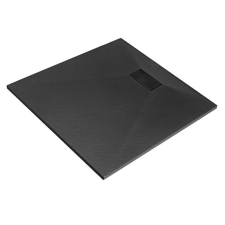 Besco Vexo BLACK négyzetes zuhanytálca 80x80 cm (BVB-80-80-K) kád, zuhanykabin
